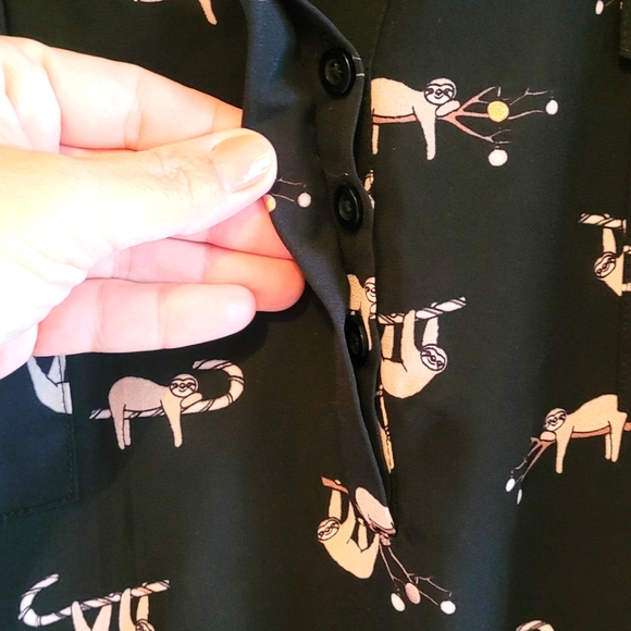 HARPER GEORGETTE PULLOVER 3/4 SLEEVE BLOUSE, size 5 - Picture 11 of 15